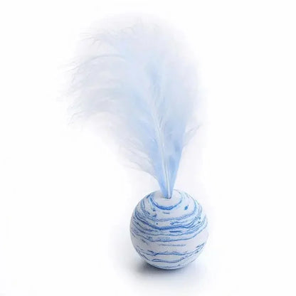 Feather Ball Interactive Push Toys