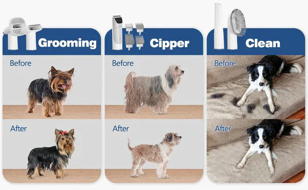 Pet Grooming Vacuum Kit