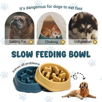 Slow Feeder Bowl Anti-choking Food Bowl